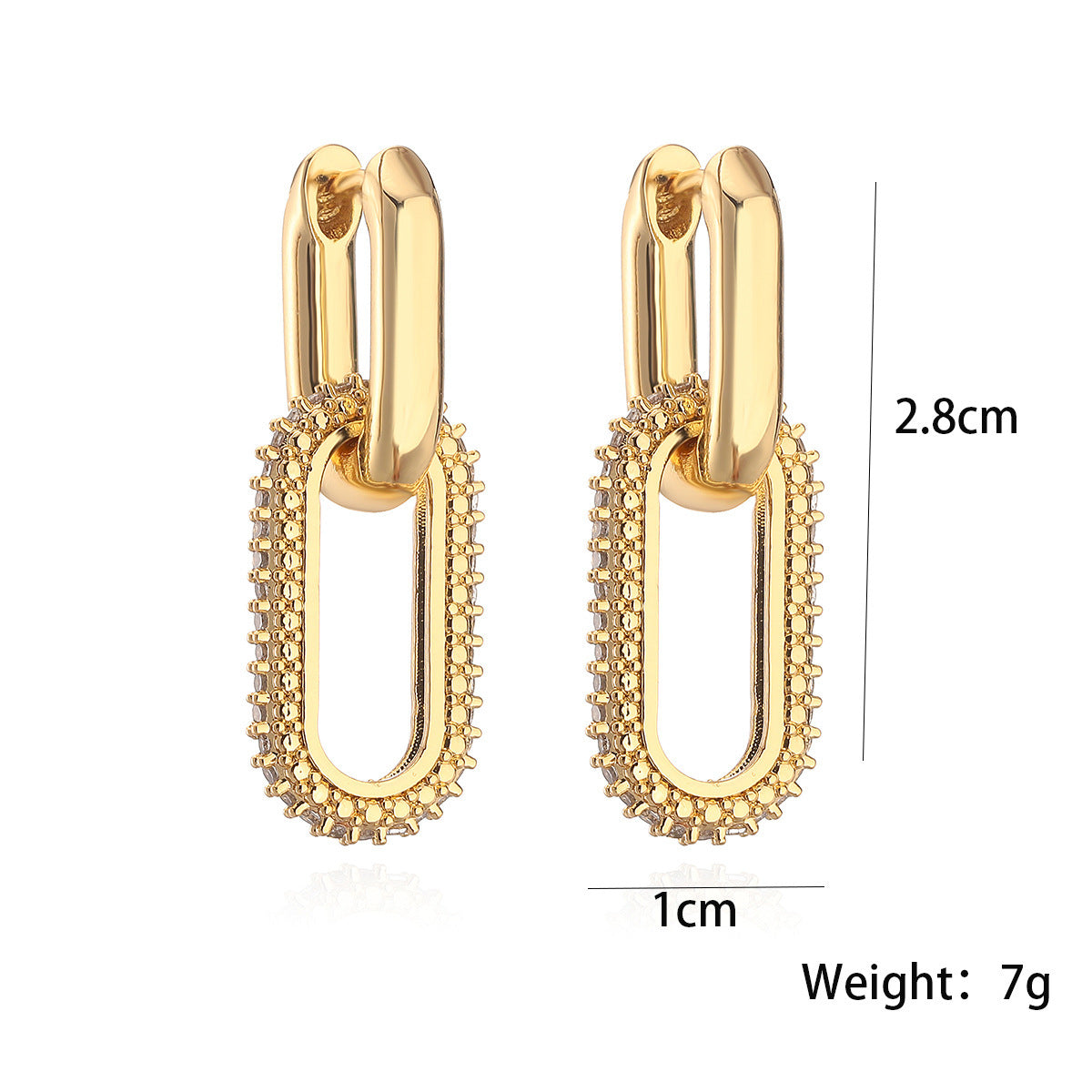Paper Clip Earrings