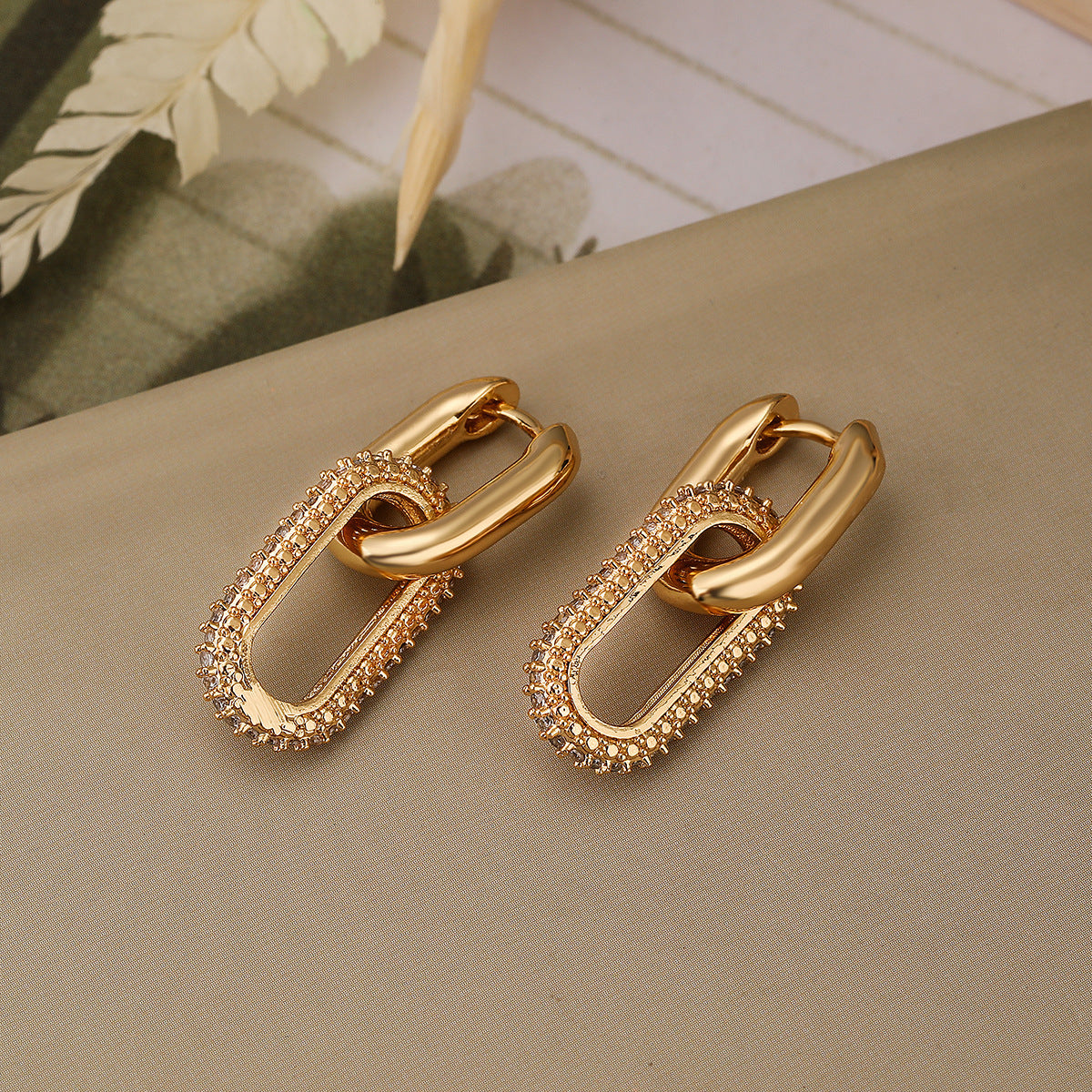 Paper Clip Earrings