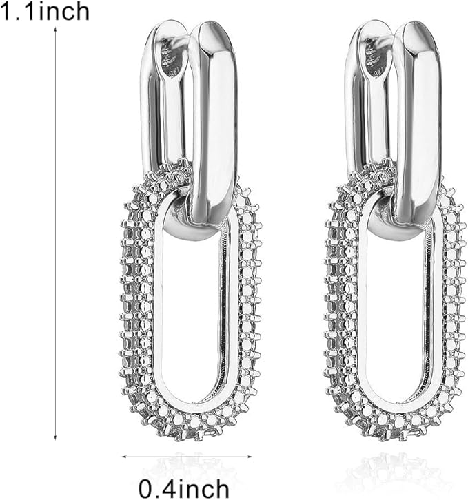 Paper Clip Earrings