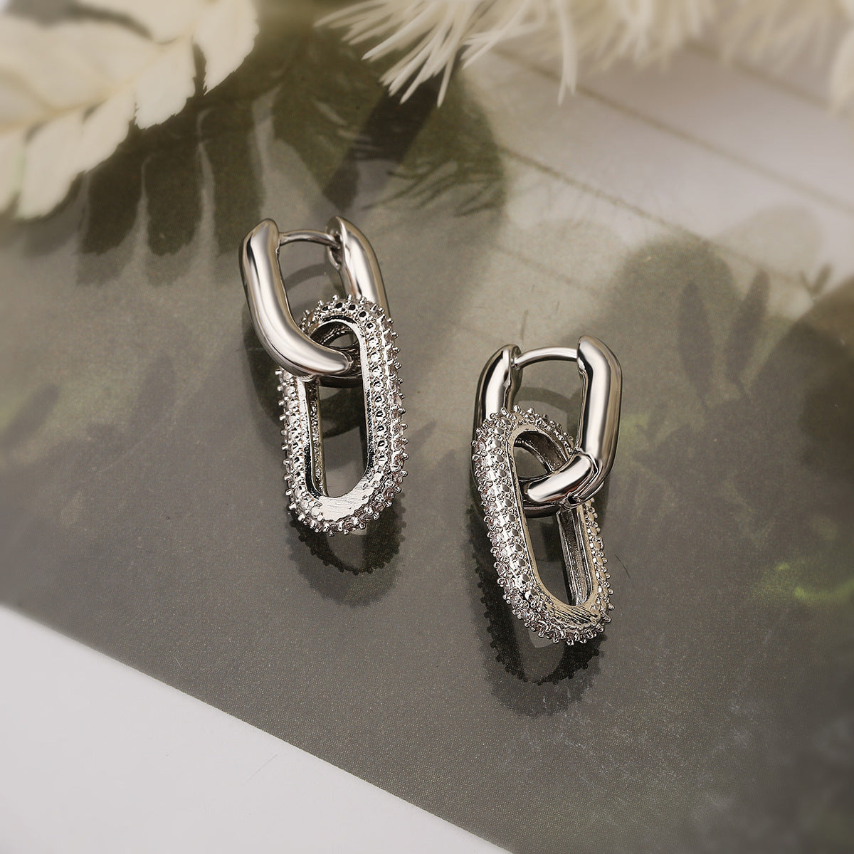 Paper Clip Earrings