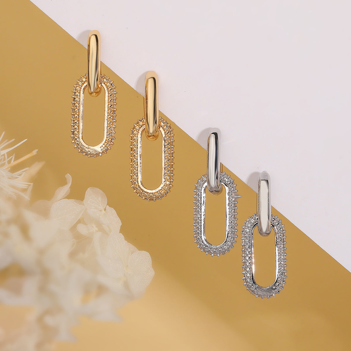 Paper Clip Earrings