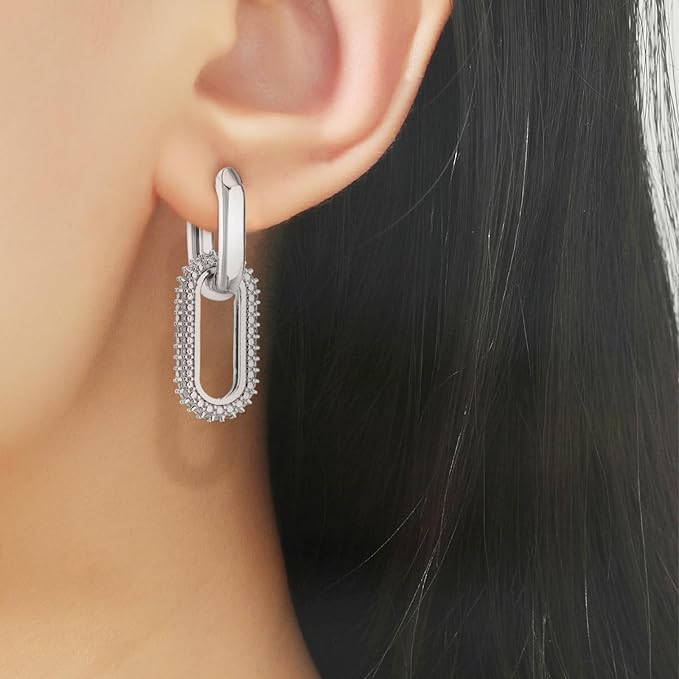 Paper Clip Earrings