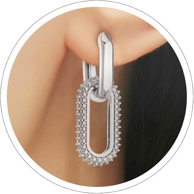 Paper Clip Earrings
