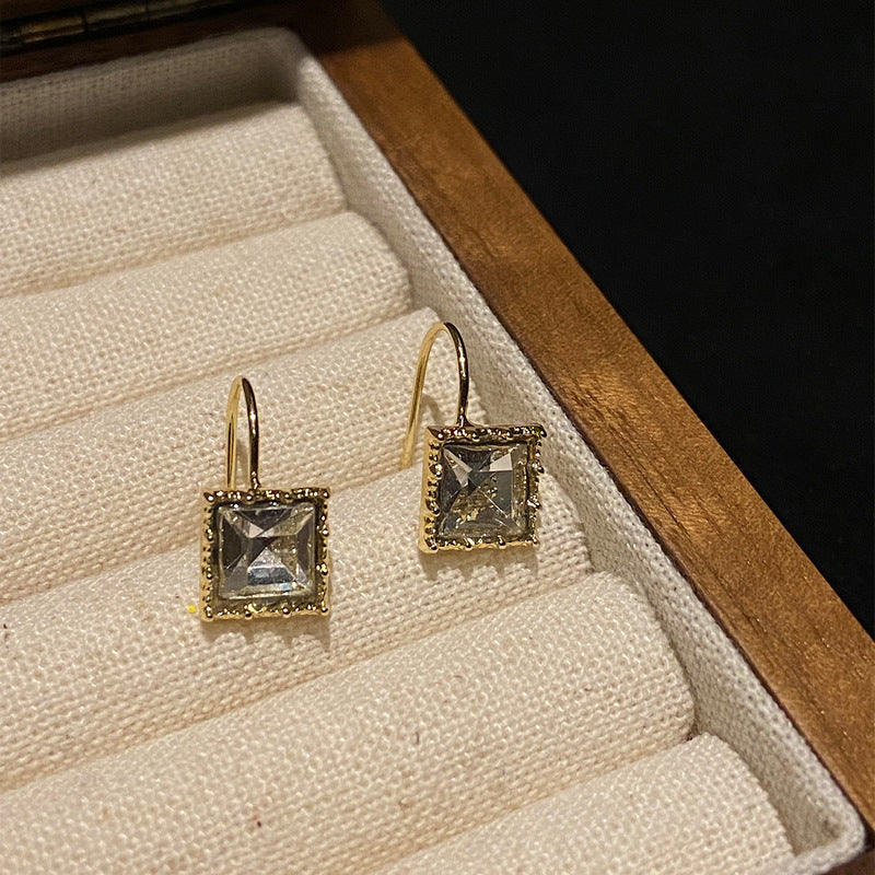 Cubic Zirconia Dangle Drop Earrings