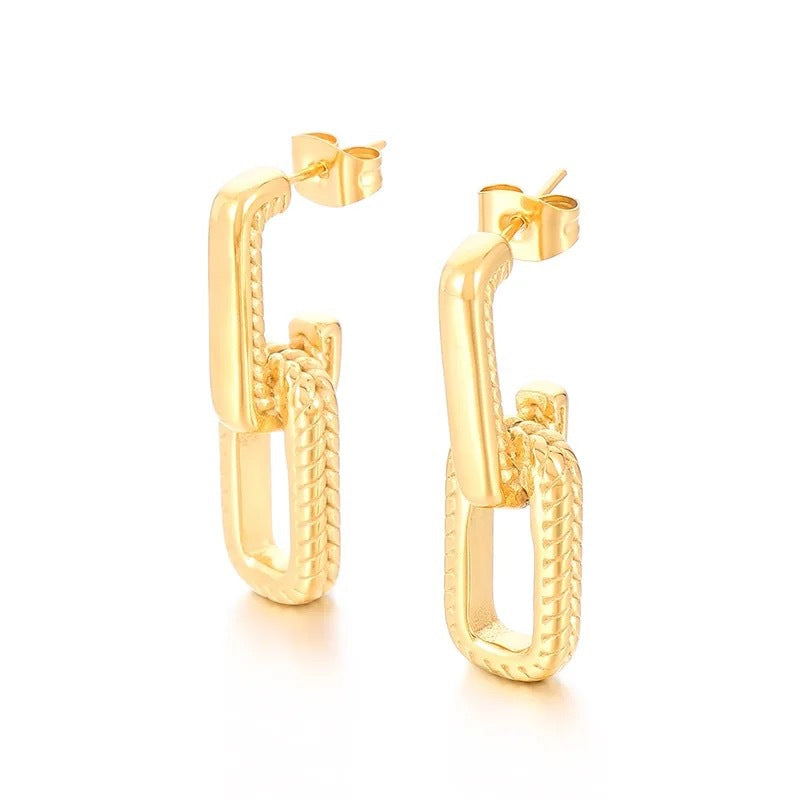 U shape Hook Drop Dangle Earring