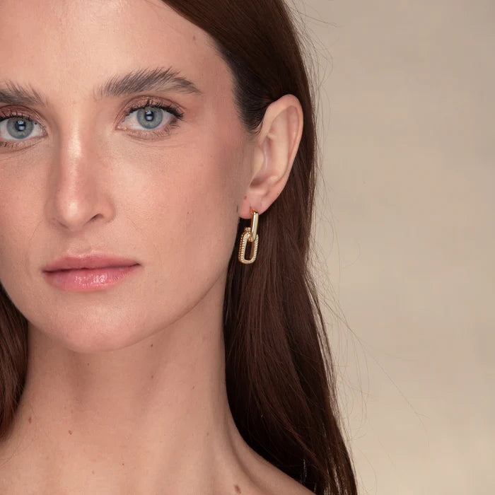 U shape Hook Drop Dangle Earring