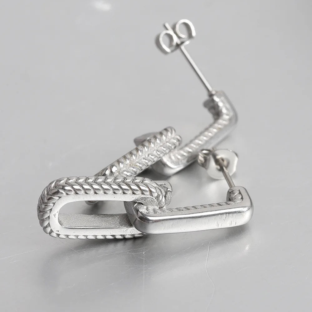U shape Hook Drop Dangle Earring