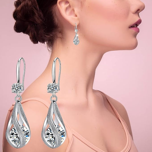 Cubic Zirconia Hypoallergenic Earrings