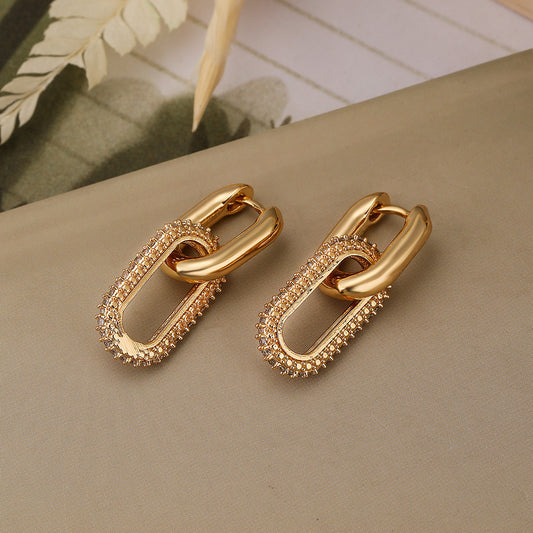 Paper Clip Earrings