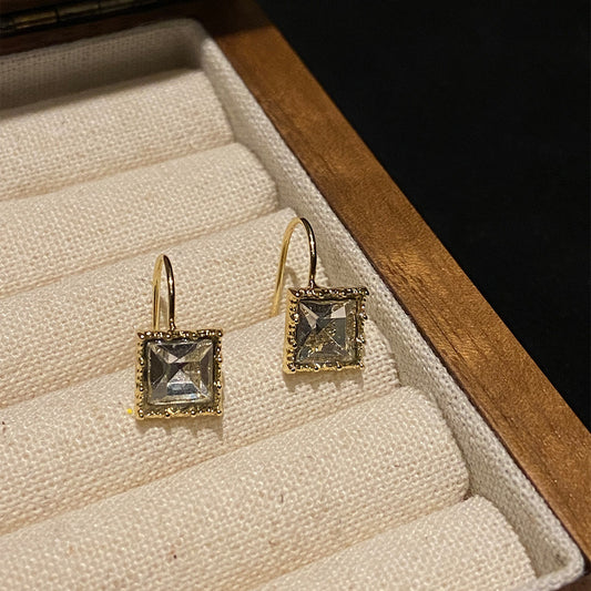 Cubic Zirconia Dangle Drop Earrings